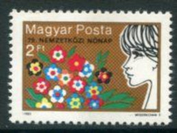 HUNGARY 1985 International Women's Day MNH / **.  Michel 3742 - Neufs