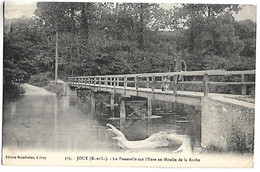 JOUY - La Passerelle Sur L'Eure Au Moulin De La Roche - Jouy