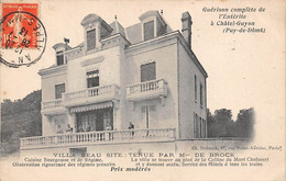 Châtel-Guyon        63        Villa Beau-Site   Guérison De L'Entérite   (voir Scan) - Châtel-Guyon