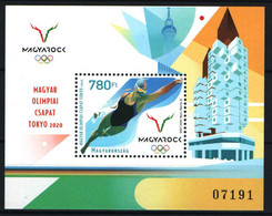 Hungary 2021. Olimpic Games, Tokyo, Japan Sheet / Sport, Swimming MNH (**) - Sommer 2020: Tokio