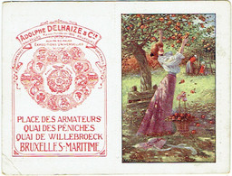 Calendrier. Adolphe DELHAIZE & Cie, Bruxelles 1918. - Petit Format : 1901-20