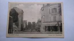Carte Postale ( GG4 ) Ancienne De Villejuif  , Avenue De La République - Villejuif