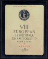 BASKETBALL STARS OF USSR AND RUSSIA - # 12 - VIII EUROPEAN BASKETBALL CHAMPIONSHIP MEN'S TEAM - MOSCOW 1953 - Autres & Non Classés
