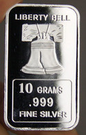 USA 10 Gram .999 Fine Silver Commemorative Bullion 'Liberty Bell' - Sealed & UNCIRCULATED - Otros – América