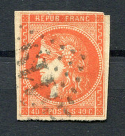 !!! N°48 OBLITERE GC 5119 LE CAIRE. ANGLE NORD EST FAIBLE - 1870 Emission De Bordeaux