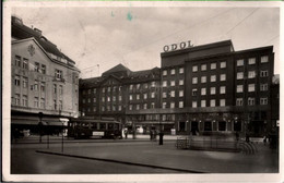 ! Alte Ansichtskarte Mährisch Ostrau, Ostrava, Straßenbahn, Tram, Odol - Tsjechië