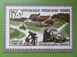 PAP - Carte Postale Pré-timbrée - Timbre International - Journée Du Timbre 1958 - 2021 - Documents Of Postal Services