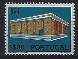 Portugal 1969  Europa  (o) Mi.1070 ( Vertical Scratch Through U ) - Gebruikt