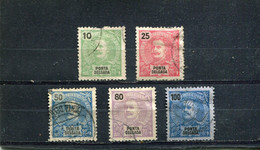 Ponta Delgada 1897-1905 Yt 15 20 22 26-27 - Ponta Delgada