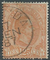 1884-86 REGNO PACCHI POSTALI USATO 1,25 LIRE - RE30-10 - Pacchi Postali