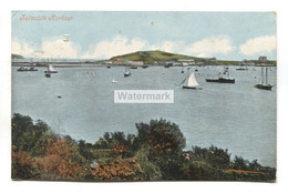 Falmouth Harbour And Boats - 1903 Used Cornwall Postcard With Duplex Postmark - Falmouth