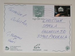 2005..FINLAND ...VINTAGE POSTCARD WITH STAMP..Architecture- Self-Adhesive Stamp - Lettres & Documents