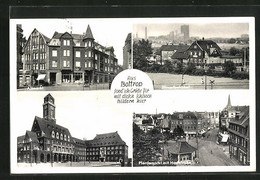 AK Bottrop, Hauptbahnhof, Pferdemarkt Mit Hochstrasse, Altmarkt - Bottrop