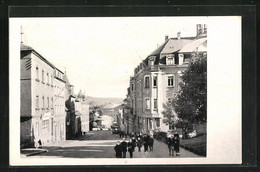 AK Waldheim, Blick Auf Die Bahnhofstrasse - Waldheim