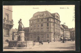 AK Döbeln I. Sa., Blick Auf Den Obermarkt - Döbeln