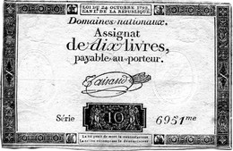 10 Livres Assignat - Assignats & Mandats Territoriaux