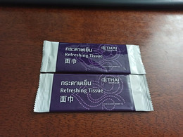 GADGET THAI AIRWAYS - REFRESHING TISSUE - 2 PCS - Giveaways