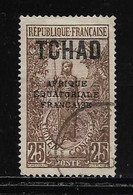 TCHAD  ( FRTCH - 46 )  1924  N° YVERT ET TELLIER    N° 25 - Gebraucht