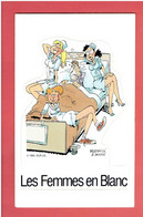 LES FEMMES EN BLANC AUTOCOLLANT PUBLICITAIRE 1993 DUPUIS BERCOVICI ET CAUVIN OBJET EN TRES BON ETAT - Femmes En Blanc, Les