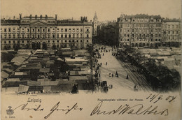 Leipzig // Augustus Platz Wahrend Der Messe 1904 - Leipzig