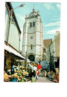 Delcampe - Cpm - 39 - DOLE - La Collégiale - 1982 - Cap Theojac 3 - Marché Animation Chien Camion Panier - Dole