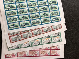 Belgie 1979 1940/43 TER KAMEREN BEAUVOORDE LE COURRIER NEWSPAPER RONSE Volledig Vel FULL SHEET MNH PLAATNUMMER 4465 - 1971-1980