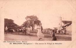 Madagascar - Majunga: Une Avenue Du Village De Mahabibo, Pousse-pousse - Photo G. Charifou - Carte N° 28 - Afrique