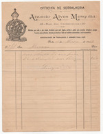 Porto 1913 - Officina De Serralharia Antonio Alves Mesquita - Factura * Facture * Invoice * Rechnung Portugal - Portugal