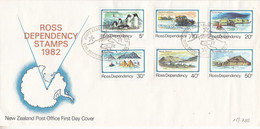 Ross Dependency 1982 Views 6v FDC (F8634) - FDC