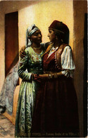 CPA AK LL 95 Scenes Et Types - Femme Arabe Et Sa Fille ALGERIA (793020) - Femmes