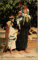 CPA AK LL 6092 Scenes Et Types - Femme Bédouine Et Ses Enfants ALGERIA (793185) - Niños