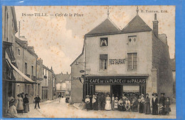 21 - Côte D'Or - Is Sur Tille - Café De La Place  (N4947) - Is Sur Tille