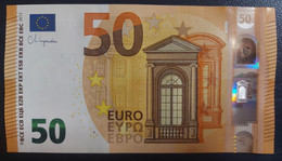 50 EURO S037G5 Italy Lagarde Serie SA Ch 84 Perfect UNC - 50 Euro