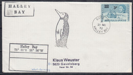 British Antarctic Territorry (BAT) 1972 Cover Ca Base Z Halley Bay 21 MR 72 (52391) - Lettres & Documents
