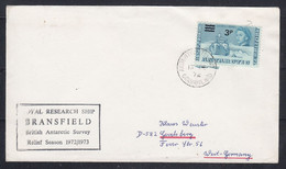 British Antarctic Territory (BAT) 1972 Argentine Islands Ca Argentine Islands 17 DE 72 Ca Rrs Bransfield (52392) - Lettres & Documents