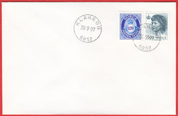 NORWAY - 6852 KLAKEGG (Sogn & Fj. County)  = Vestland From Jan.1 2020 - Last Day/postoffice Closed On 1997.09.30 - Emissioni Locali