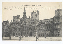 75/ CPA - Paris - Hotel De Ville - Zonder Classificatie