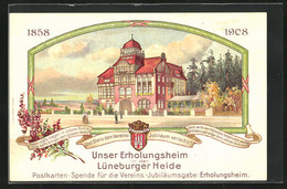 Lithographie Walsrode, Erholungsheim In Der Lüneburger Heide - Walsrode