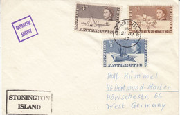 British Antarctic Territorry (BAT) 1969 Adelaide Island / Stonington Island Cover Ca Adelaide Island 21 JU 69 (52394) - Lettres & Documents