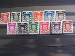 SARRE YVERT SERVICE N° 27/38 - TIMBRES NEUFS ** LUXE COTE 145,00 EUROS - Unused Stamps
