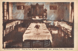 CPA 17 SAINT TROJAN LES BAINS HOTEL DES PINS Vve LEDUC ET FILS SALLE A MANGER (cpa Pas Courante - Ile D'Oléron