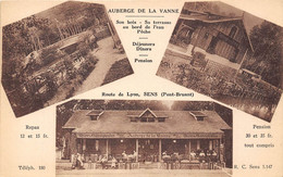 89-SENS-AUBERGE DE LA VANNE- MULTIVUES - ROUTE DE LYON ( PONT- BRUANT ) - Sens