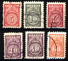 Turkey 1959 Mi D60-65 Official Stamps - Segnatasse