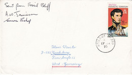 British Antarctic Territorry (BAT) 1973 Cover Ca Adelaide Island 17 DE(?) 73 (52398) Signatures - Covers & Documents
