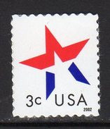 USA 2002 Star Make-up Rate Coil Stamp, Self-adhesive, Perf.10, MNH (SG 4102) - Ungebraucht