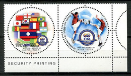 LAOS 2004 N° 1546/1547 ** Neufs MNH Superbes C 10 € Sports FIFA Fédération De Football Drapeaux Flags Logo Joueurs - Laos
