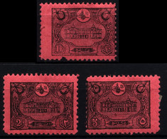 Turkey 1913 Mi P33-P35 Postage Due Stamps 1913 MH - Postage Due