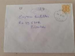 Lithuania Cover Sent From Radviliškis To Šiauliai 2000  Priemoka Extra Pay - Lithuania