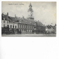 Delcampe - HESDIN. LA PLACE. - Hesdin