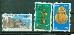 Afrique - EGYPTE - Yt Poste Aérienne  161   + Poste 1734 1733  LIQUIDATION Oblitérés A - Gebruikt